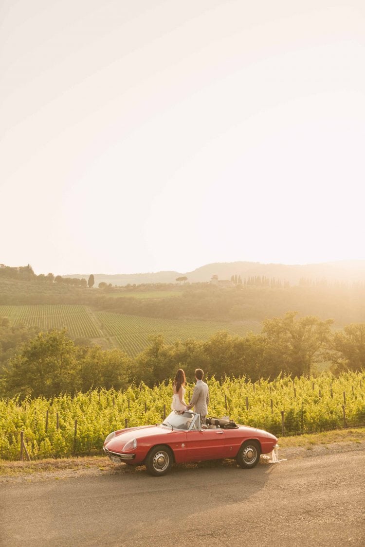 countryside of villa vignamaggio