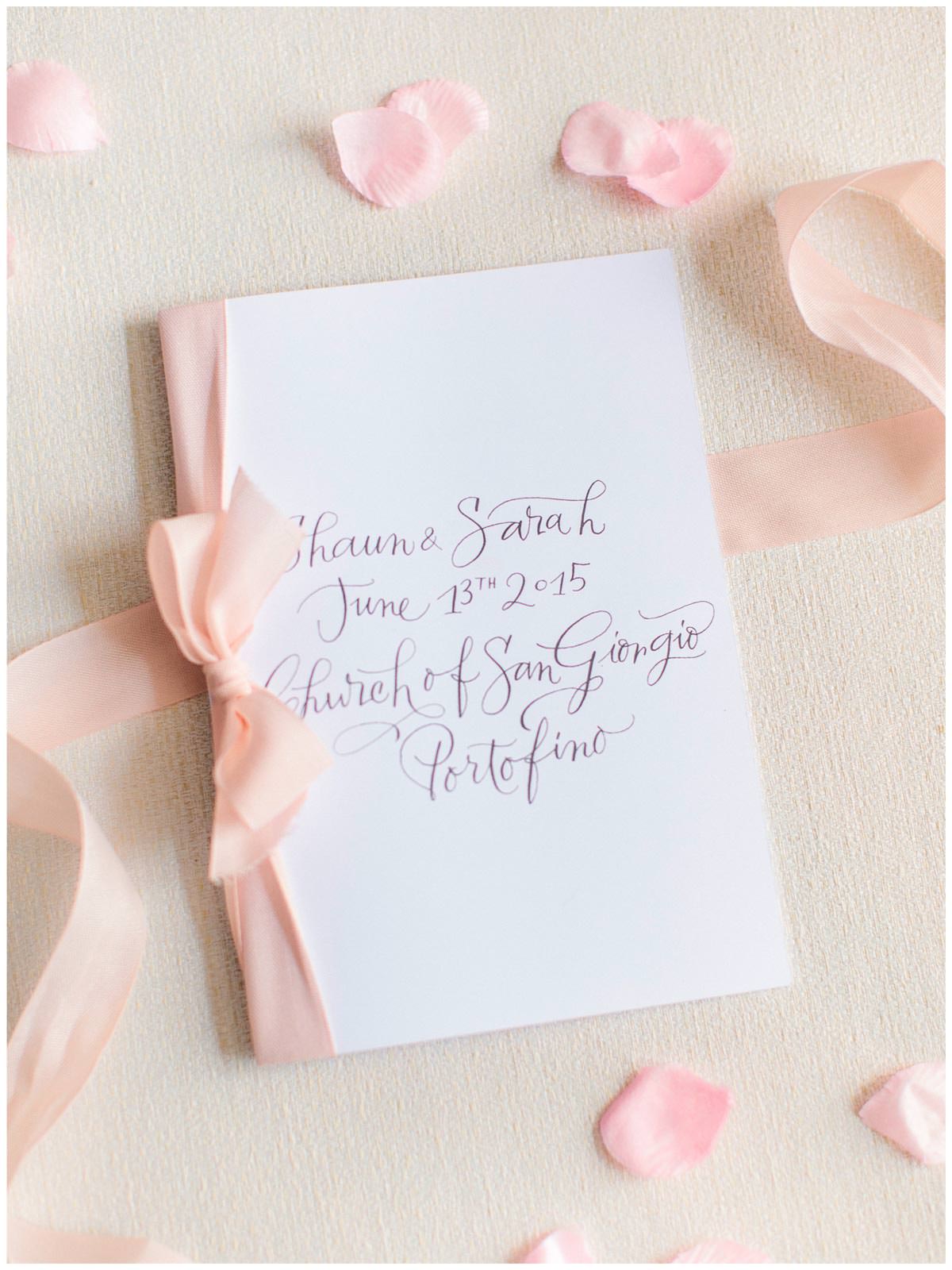 wedding in portofino at belmond splendido