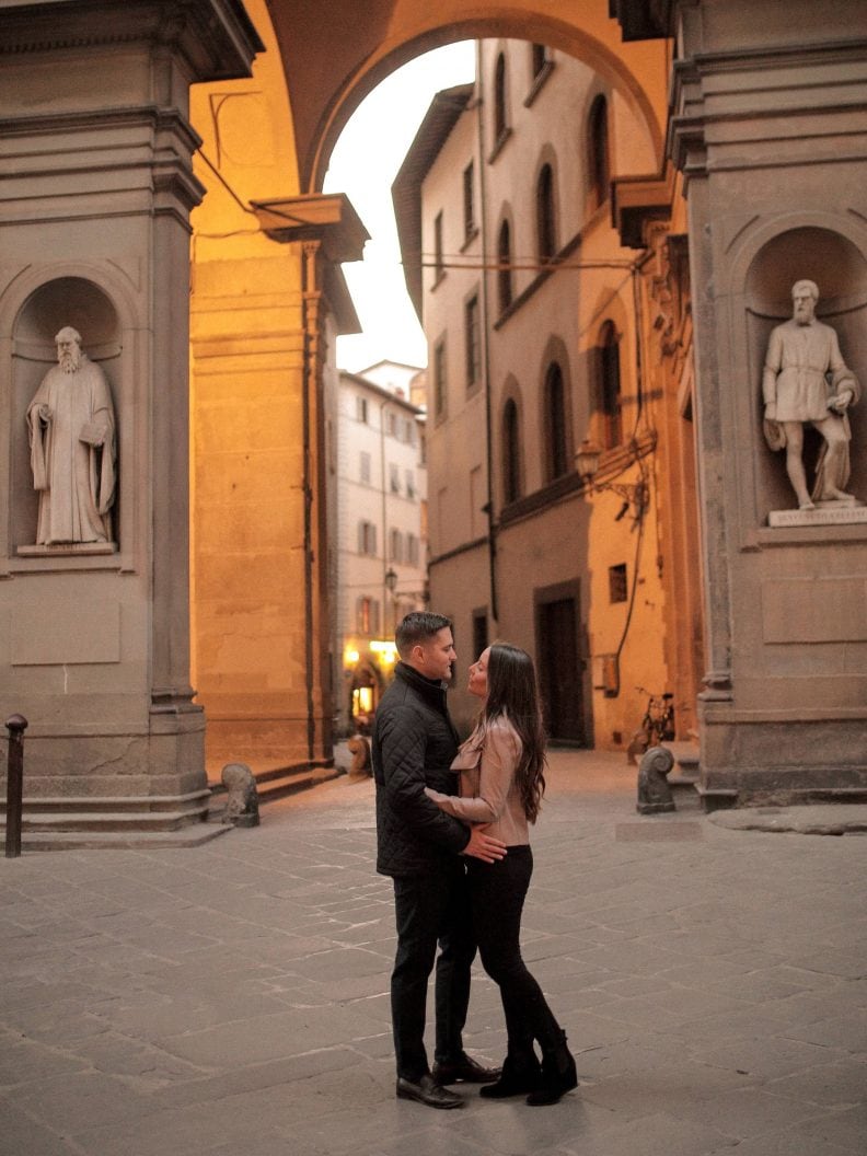 engagement session florence italy