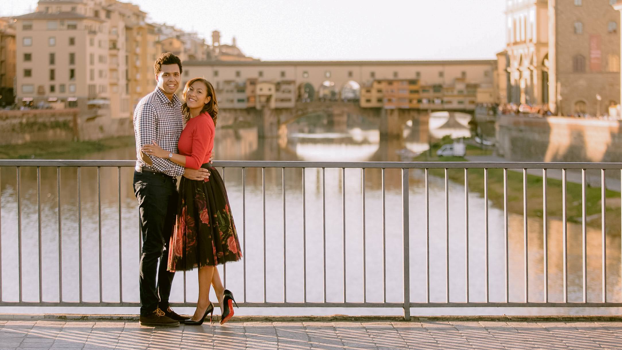 Stylish Engagement Session in Florence