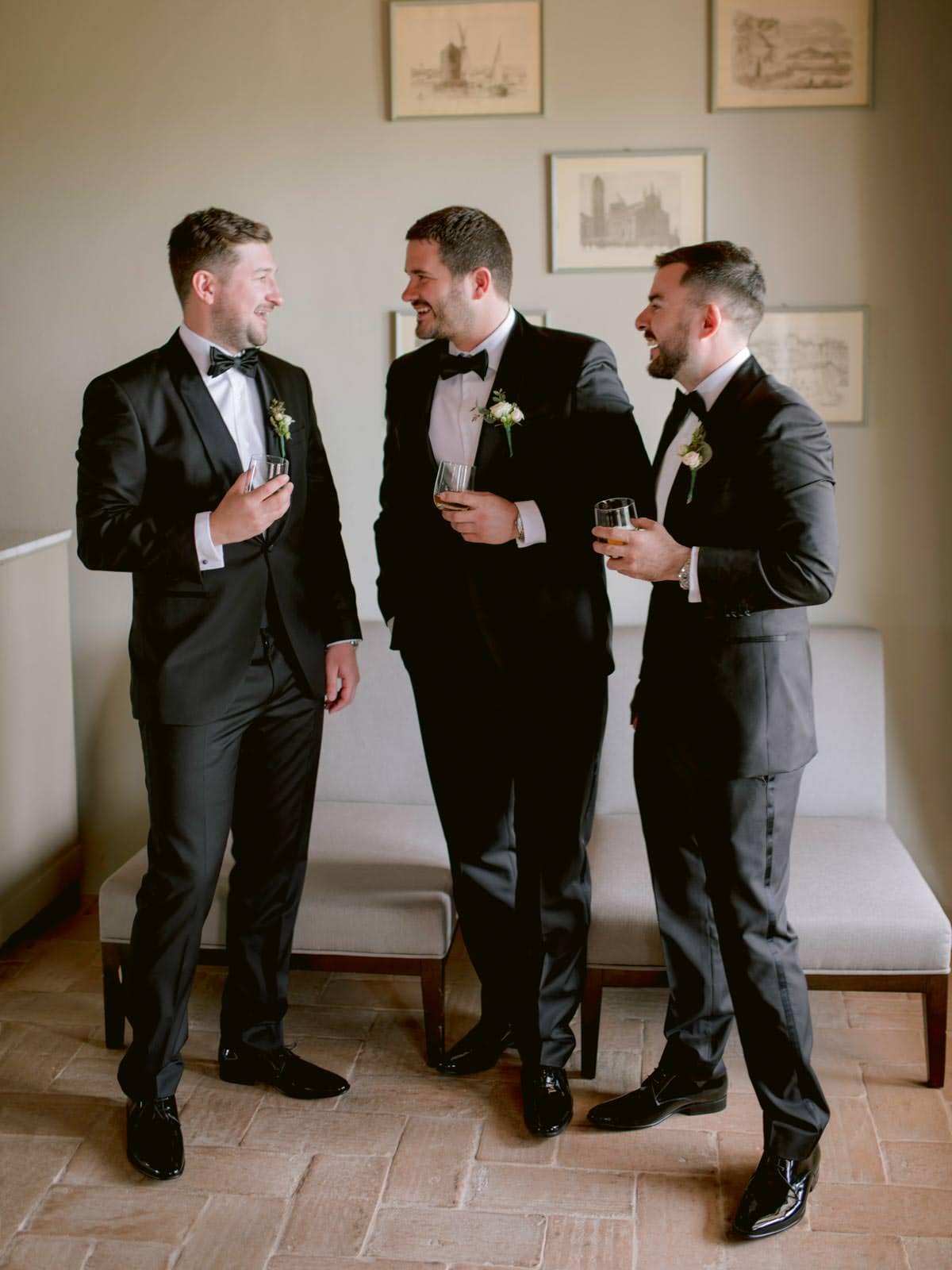 The Groom with his groomsmen