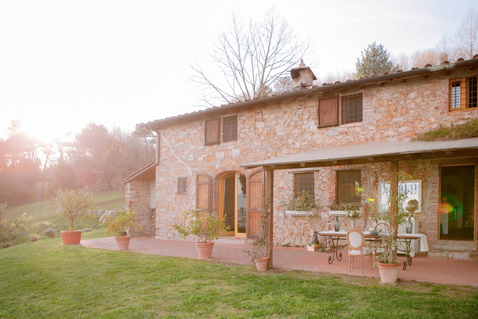 private villa for a intimate elopement in Tuscany Italy
