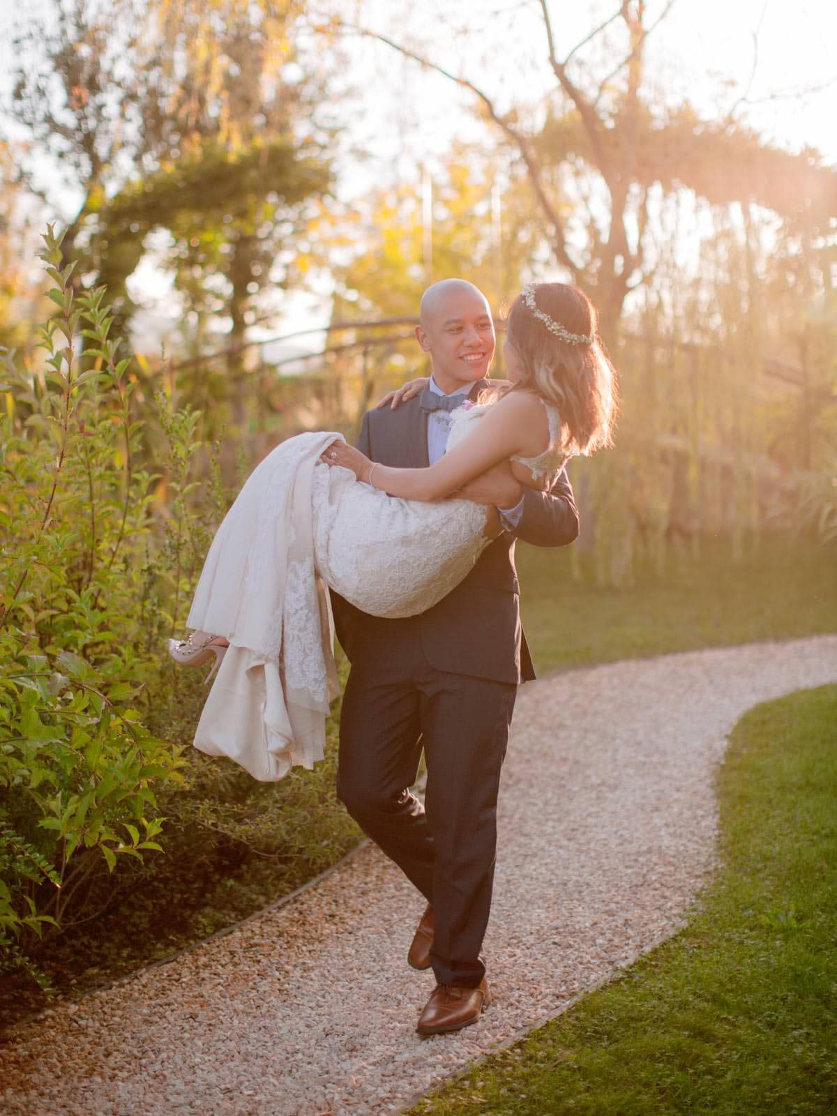 Sunset pics in the Borgo Santo Pietro propriety in Tuscany