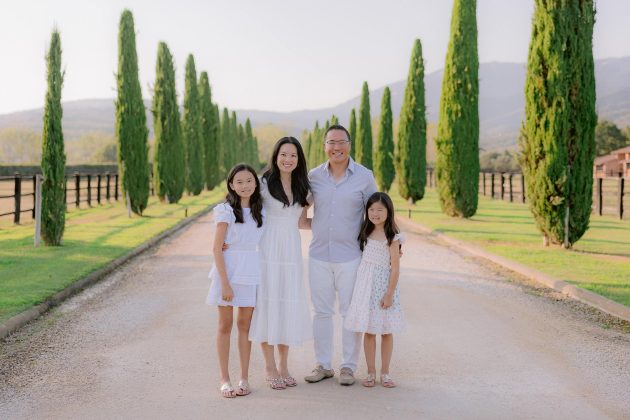 family shoot at il borro